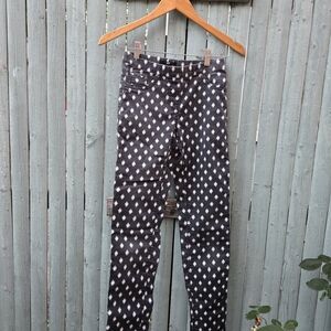 Black and White Patterned Pants